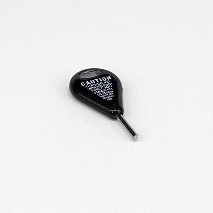 FCS Moulded Steel Key (dark grey) – Bild 2